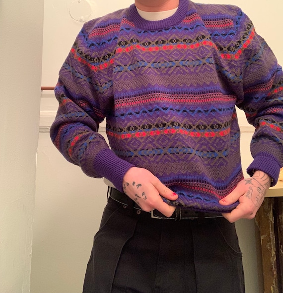 LoveBoatVintageGoods Meister 1980's Wool Pattern Sweater