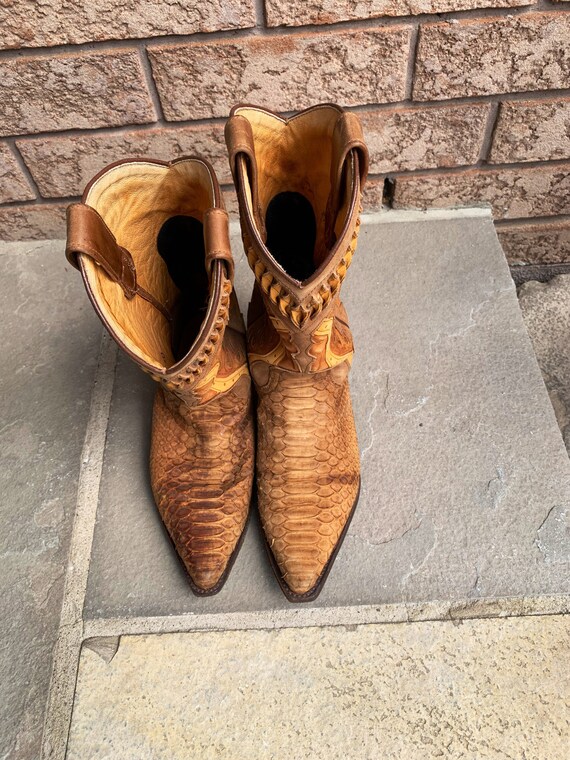 SENDRA 3588 Python Cowboy Boots size 40 - image 9
