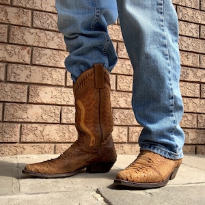 SENDRA 3588 Python Cowboy Boots size 40