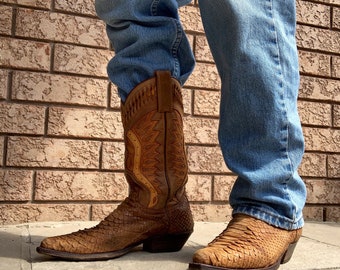 SENDRA 3588 Python Cowboy Boots size 40