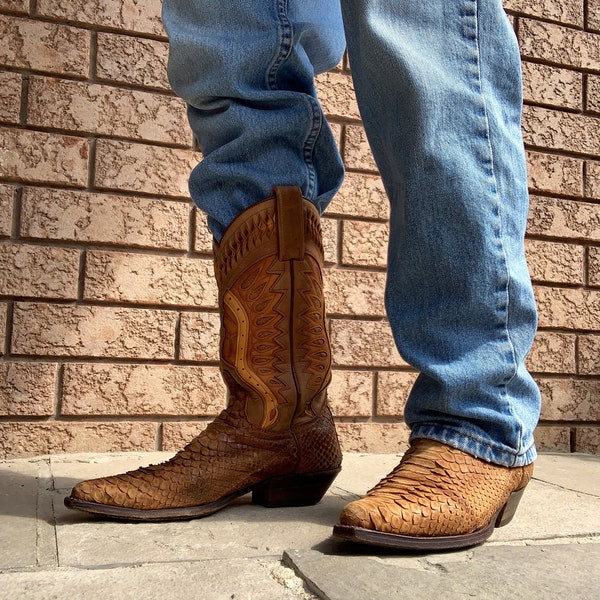 SENDRA 3588 Python Cowboy Boots size 40