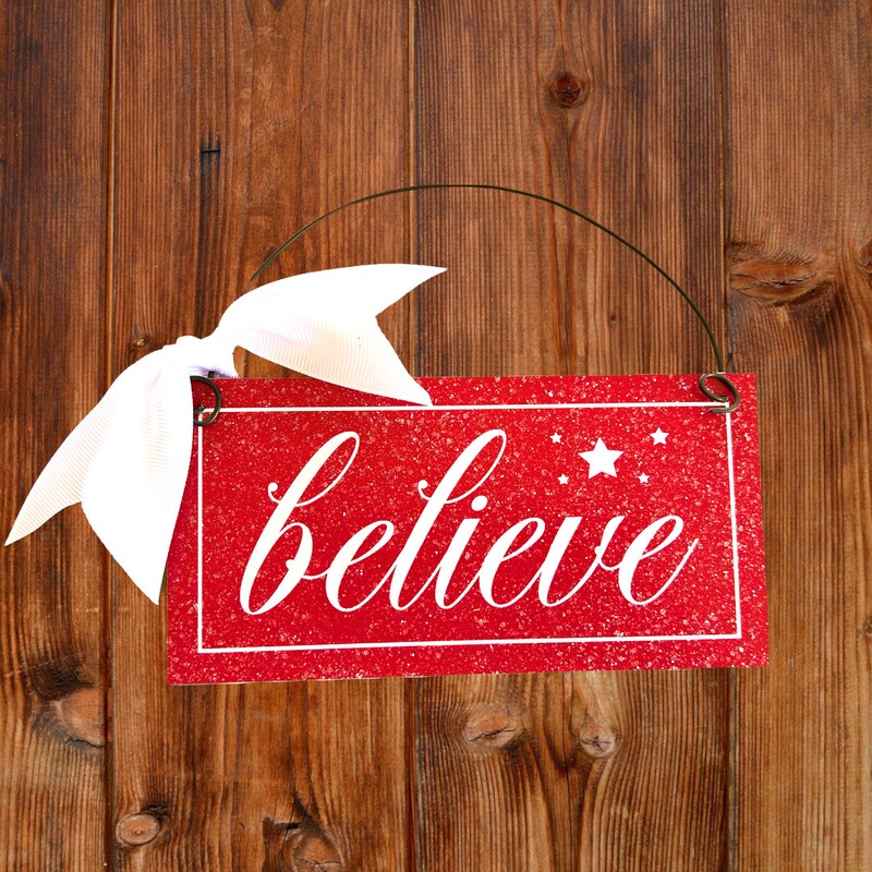 Believe Sign - Etsy