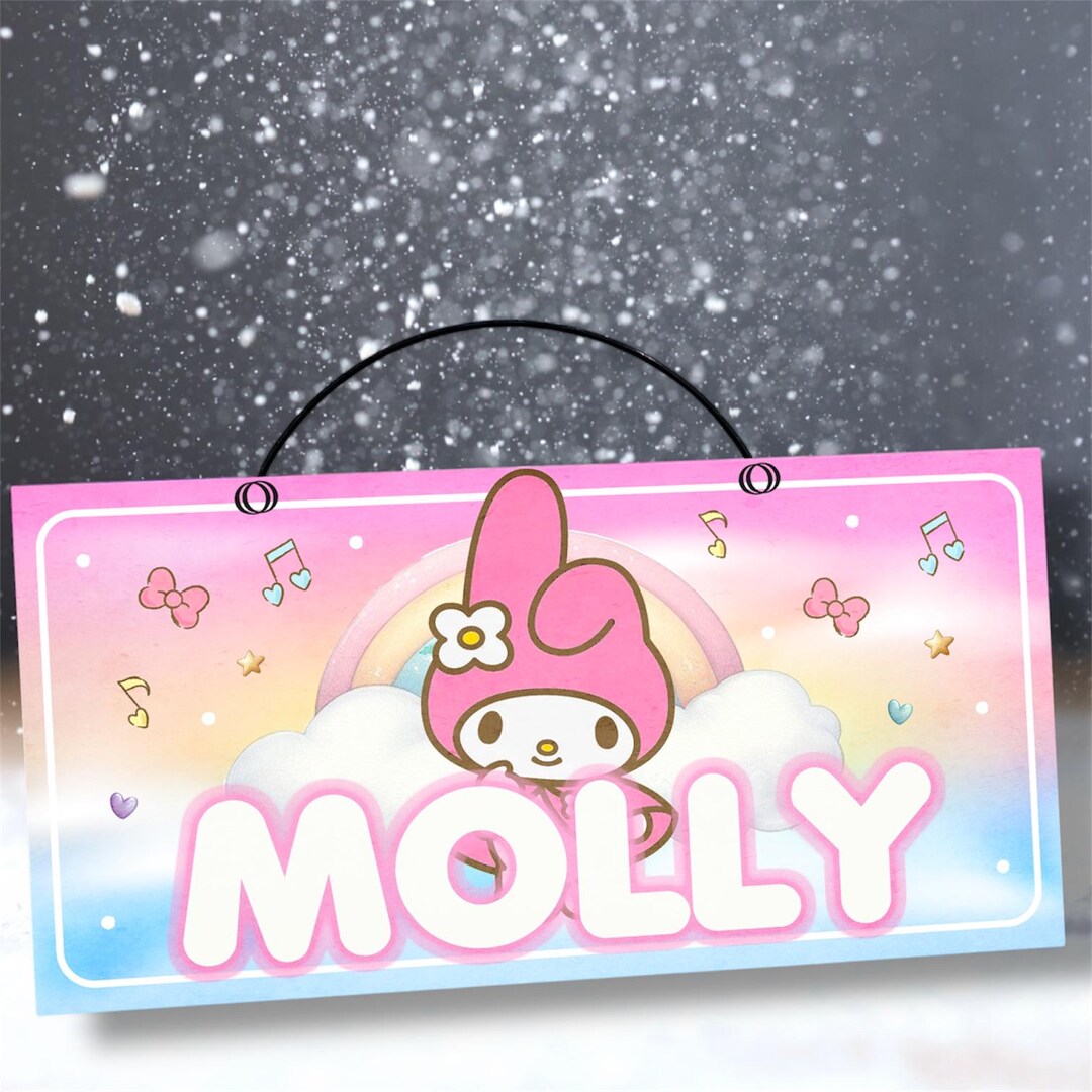 Personalized My Melody Sign 6x12 Inches. - Etsy