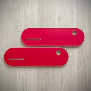Zero Clearance Inserts (2 Pack) for Sawstop 10&quot; Industrial Saw with riving knife slot; US Made