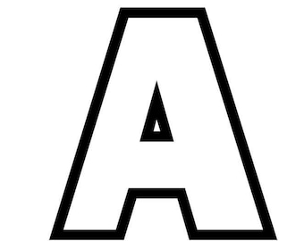 letter stencils printable etsy