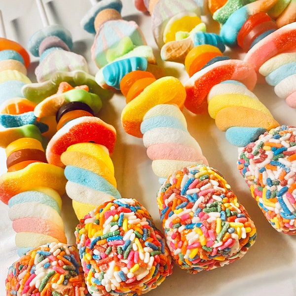 Party Favors Lollipop Style Candy Kabobs