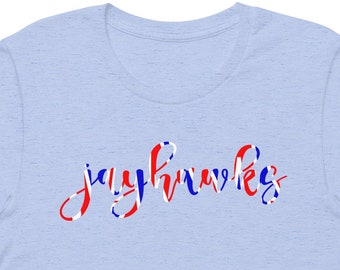 Jayhawks rot weiß und blau