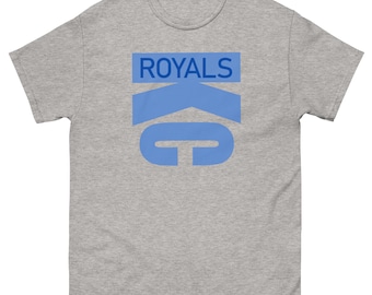 KC Royals Baseball Blue Zwaargewicht Heren Tshirt