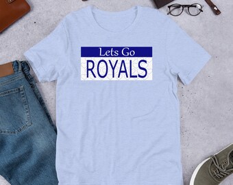 Let go Kansas City Royals honkbal blauw en wit