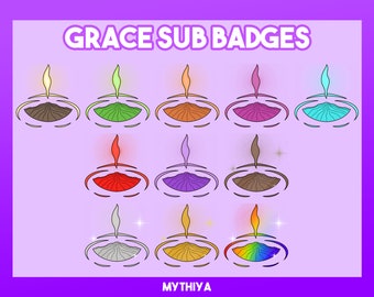 Site of Grace Sub Badges | Elden Ring Inspired