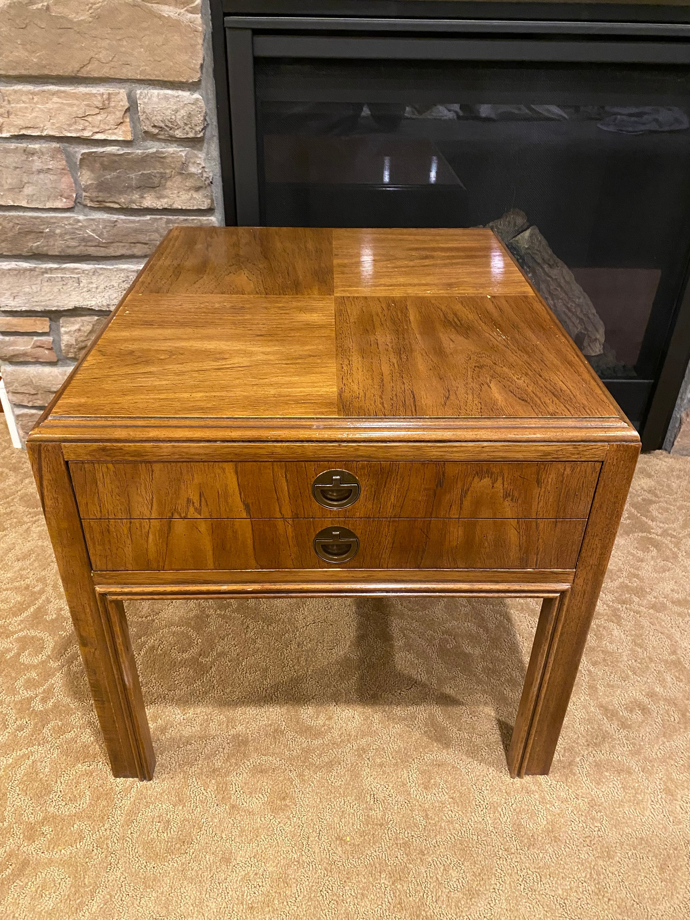 Drexel side table with drawer deals