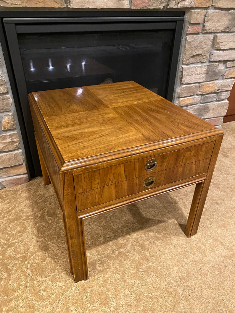 DREXEL Heritage Mid Century ACCOLADE Collection End Table Etsy