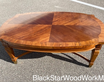 Vintage Rare Drexel Heritage Coffee Table With Pull Out Tablets