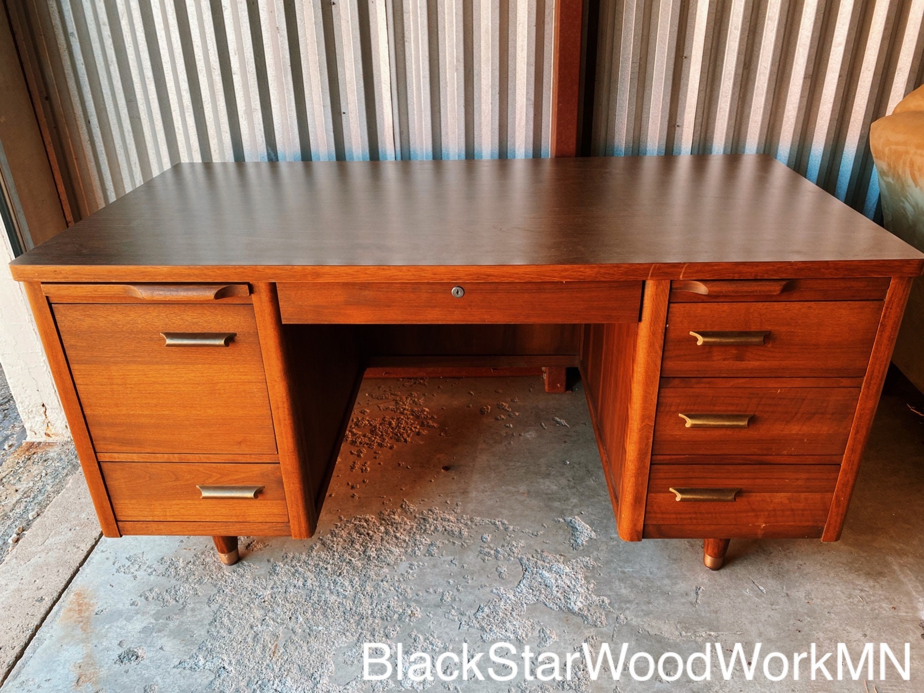 Pick Your Color! Large Mid Century Jofco Jasper Executive Desk