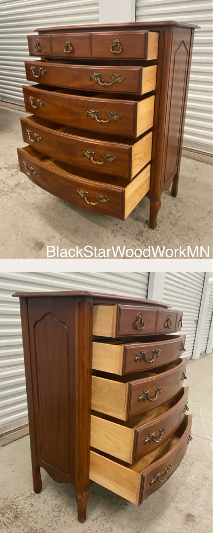 Vintage Drexel Chablis Tall Dresser ONLY (long Dresser With Vintage Drexel Chablis Tall Dresser ONLY (long Dresser With