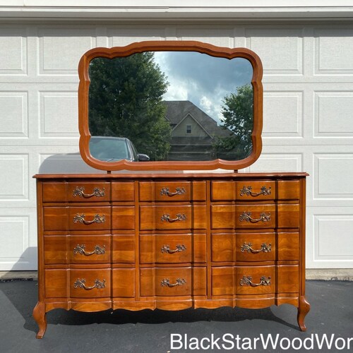 vintage チェスト Vintage Solid Cherry Dresser Permacraft by Sanford Furniture