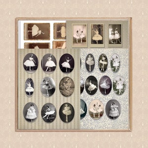 Vintage Ballerina Ephemera: Ballet Collage Sheets for Junk Journals (Digital Download)