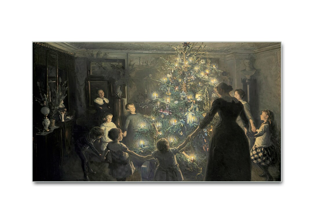 Frame TV Art Store Samsung Frame ART Vintage Winter Holiday Etsy