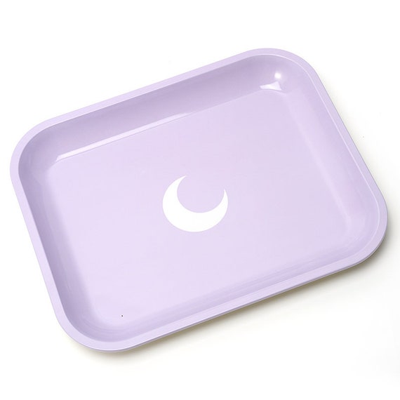 Brando Moon Metal Storage Trays - Lightweight Curved Edges and Smooth Gloss Surface