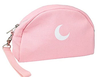 Brando Moon Geruchssichere Schminktasche mit Mond - Klimaneutralisierender Stoff - Luftdichte Reißverschlüsse