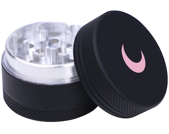 Brando Moon 1,5 Zoll mit Pink Moon Küchenmühle - 3-teilige kleine Metallmühle