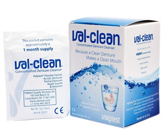 Val-Clean Concentrated Denture Cleaner 1 Year supply