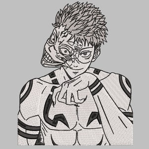 Anime Embroidery Design. Sukune 5,6,7 IN. With EMB File.