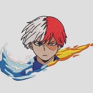 Anime Embroidery Design My Hero Academy 5.8 IN