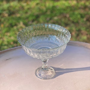 BULK! 10 Clear Compote Bowls, Clear Compote Vase, Pedestal Vase, Wedding Centerpiece, Floral Centerpiece, Floral Decor, Wedding Decor