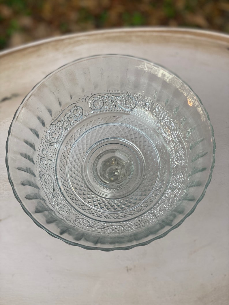 BULK 10 Clear Compote Bowls Clear Compote Vase Pedestal Etsy