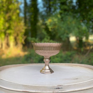 BULK! 10 Gold Compote Bowls, Gold Compote Vase, Pedestal Vase, Wedding ...