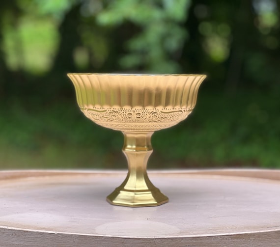 BULK 10 Gold Compote Bowls Gold Compote Vases Pedestal Etsy