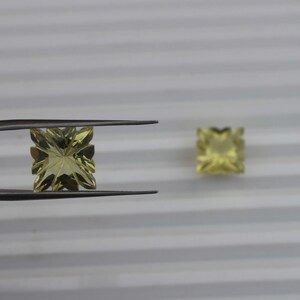 Natural Lemon Quartz Lemon Quartz Loose Gemstone For Jewelry Making, Brilliant Cut Quartz Loose Faceted Calibrated fancy Shape size 11x11mm