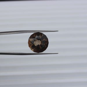 Natural smoky Quartz smoky round Shape Quartz Loose Faceted Calibrated Brilliant Cut Quartz Loose Gemstone For Jewelry Making size 14x14mm