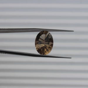 Natural smoky Quartz Brilliant Cut smoky oval Shape Quartz Loose Faceted Calibrated Quartz Loose Gemstone For Jewelry Making size 16x12mm