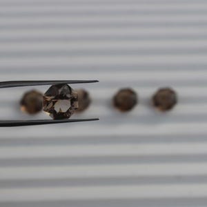 smoky Quartz Loose Gemstone For Jewelry Making good fancy Shape Natural smoky Quartz Quartz Loose Faceted Calibrated 10x10mm Brilliant Cut
