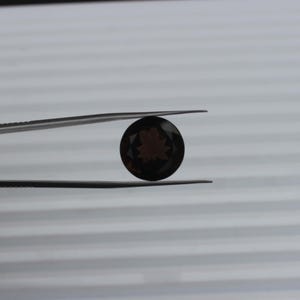 Natural smoky Quartz size 16x16mm smoky round Shape Quartz Loose Faceted Calibrated Brilliant Cut Quartz Loose Gemstone For Jewelry Making