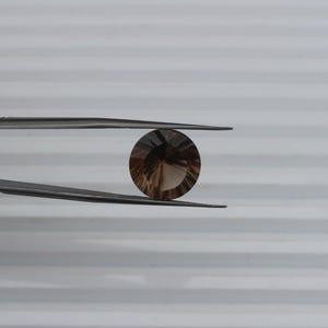 Natural smoky Quartz  Quartz Loose Faceted Calibrated size 14x14mm Brilliant Cut Quartz Loose Gemstone For Jewelry Making smoky round Shape