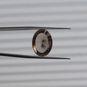 Natural smoky Quartz size 16x12mm Brilliant Cut smoky Loose Faceted Calibrated Quartz Loose Gemstone For Jewelry Making oval Shape Quartz
