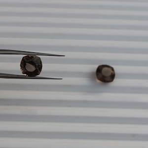 smoky Quartz Loose Gemstone For Jewelry Making fancy Shape Quartz Loose Faceted Calibrated 10x10mm Brilliant Cut Natural smoky Quartz