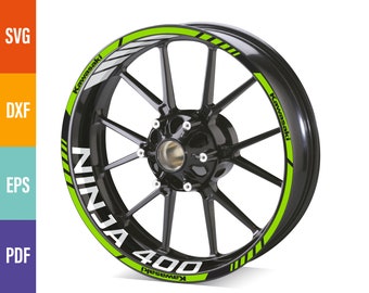HEXAGON Design グラフィックキット Ninja 400 2018-2023 デカール