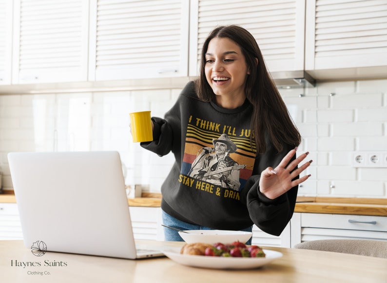 I Think I'll Stay Here And Drink T-Shirt, Merle Haggard Shirt, American Singer Shirt, Country Music Artist Shirt, Music Lover Shirt image 4