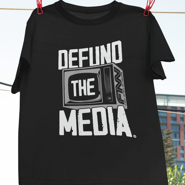 Defund The Media Fake News Vintage T-Shirt, Media Shirt, Fake News Shirt, Protest Shirt, Media Designer Shirt, Social Shirt, Quotes Shirt