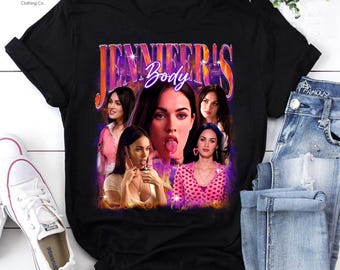 Jennifer Megan Vintage T-Shirt, Horror Movie Tee, Megan Fox Shirt, 2000s Y2K Aesthetic Top, Megan Denise Fox Fan Gift