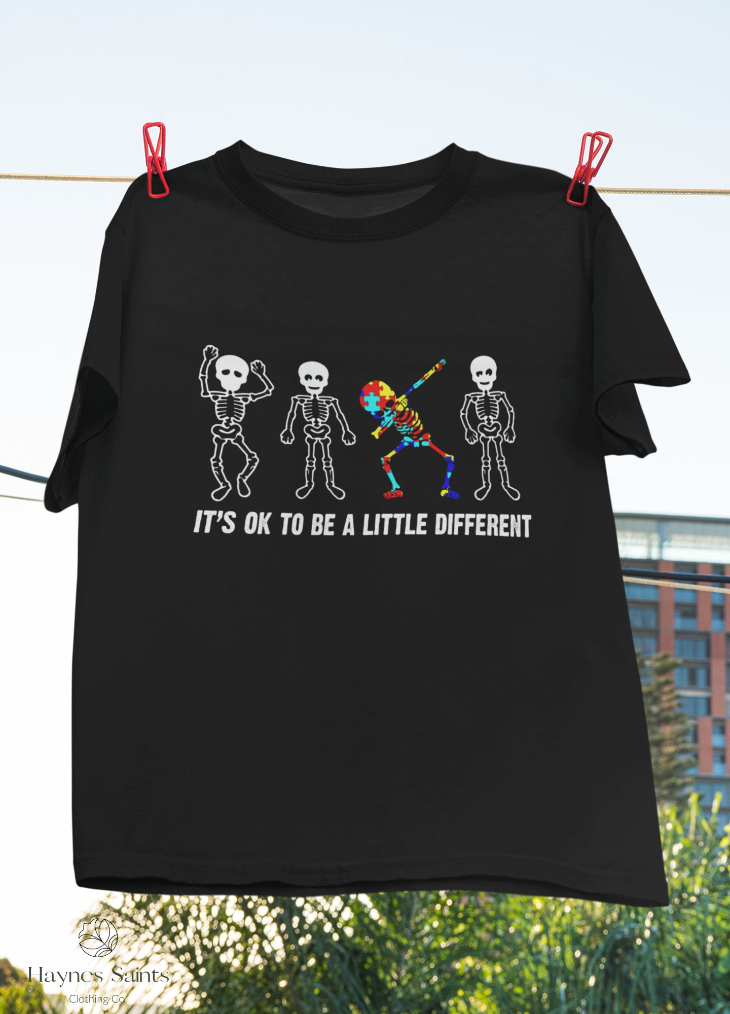Its Ok To Be A Little Different Skeleton Dabbing Gift Shirt Its Ok To Be A Little Different Skeleton Dabbing Gift Shirt