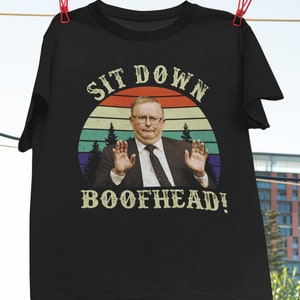 Sit Down Boofhead Vintage T-Shirt, Australian Politics, Anthony Albanese, Boofhead Shirt, Albanese Shirt, Sit Down Shirt, Mocking Shirt image 1