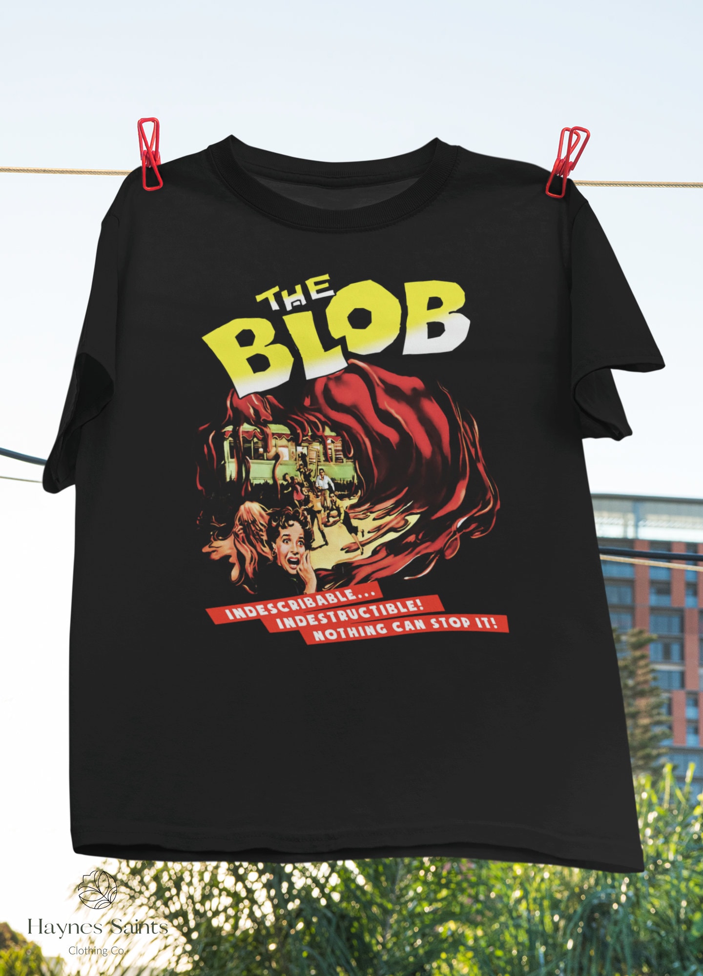 THE BLOB 1958 T-shirt, the Blob Movie Shirt, 80s Movie Nostalgia