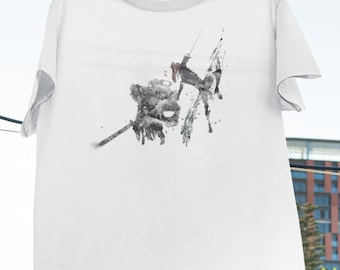 Maelle Art Retro Vintage T-Shirt, Expedition 33 Shirt, Gaming Tee, Dark Fantasy Shirt, Rpg Gamer Tee, Esquie Lover Gift, Video Game Graphic