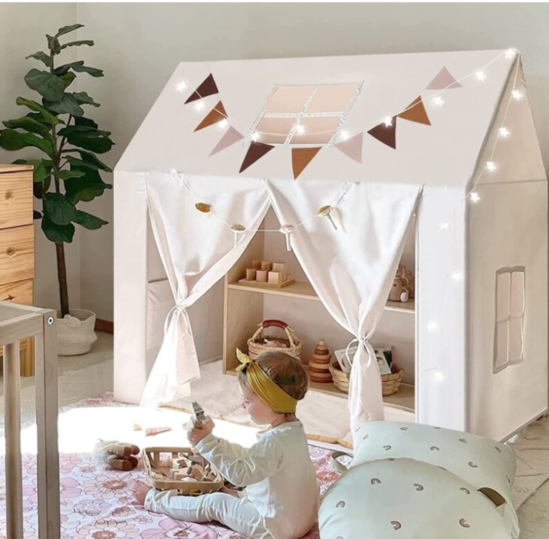 Large Kids Play Tent Castle Tent for Girls Boys Easy to Etsy
