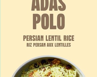 Perzische linzenrijst: veganistisch, glutenvrij, natriumarm (voor 4 personen)